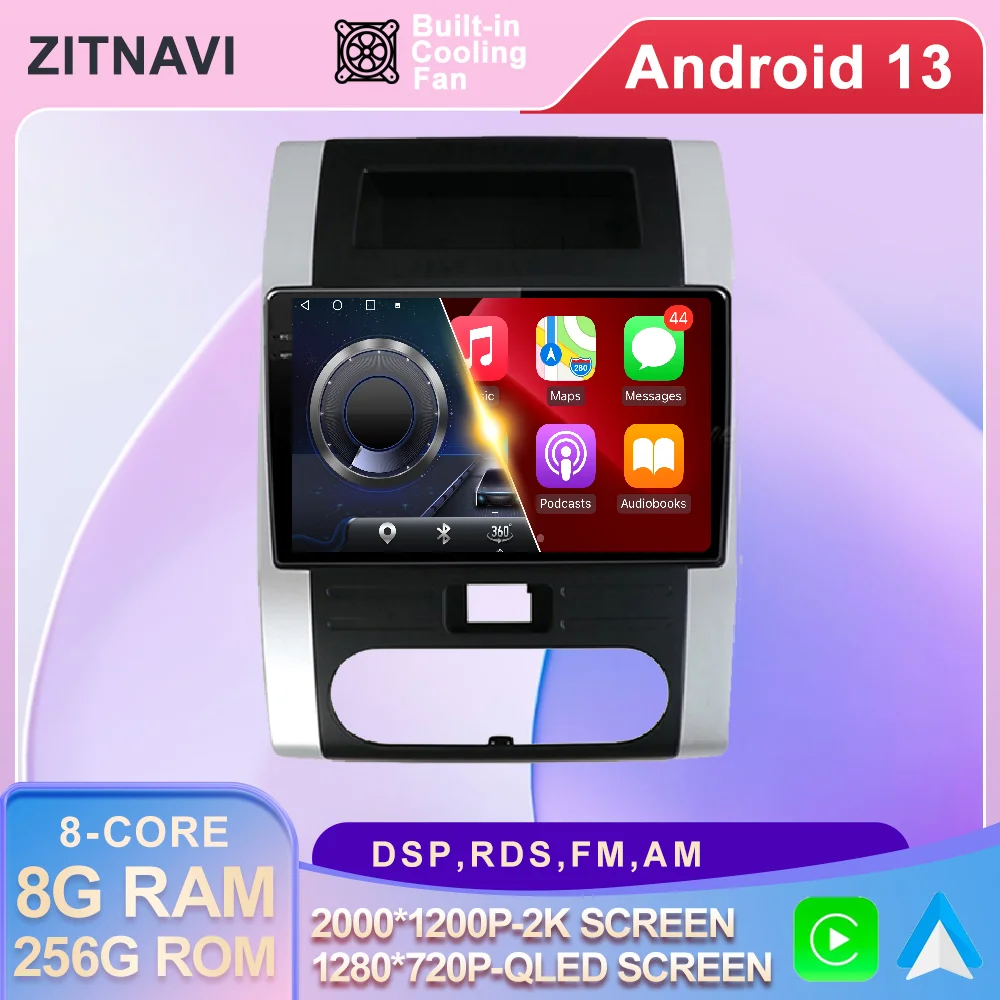 

10.1 Inch Android 13 For Nissan Xtrail T31 2007 - 2015 Car Radio No 2din Multimedia Wireless Carplay Auto QLED Stereo 4G LTE RDS