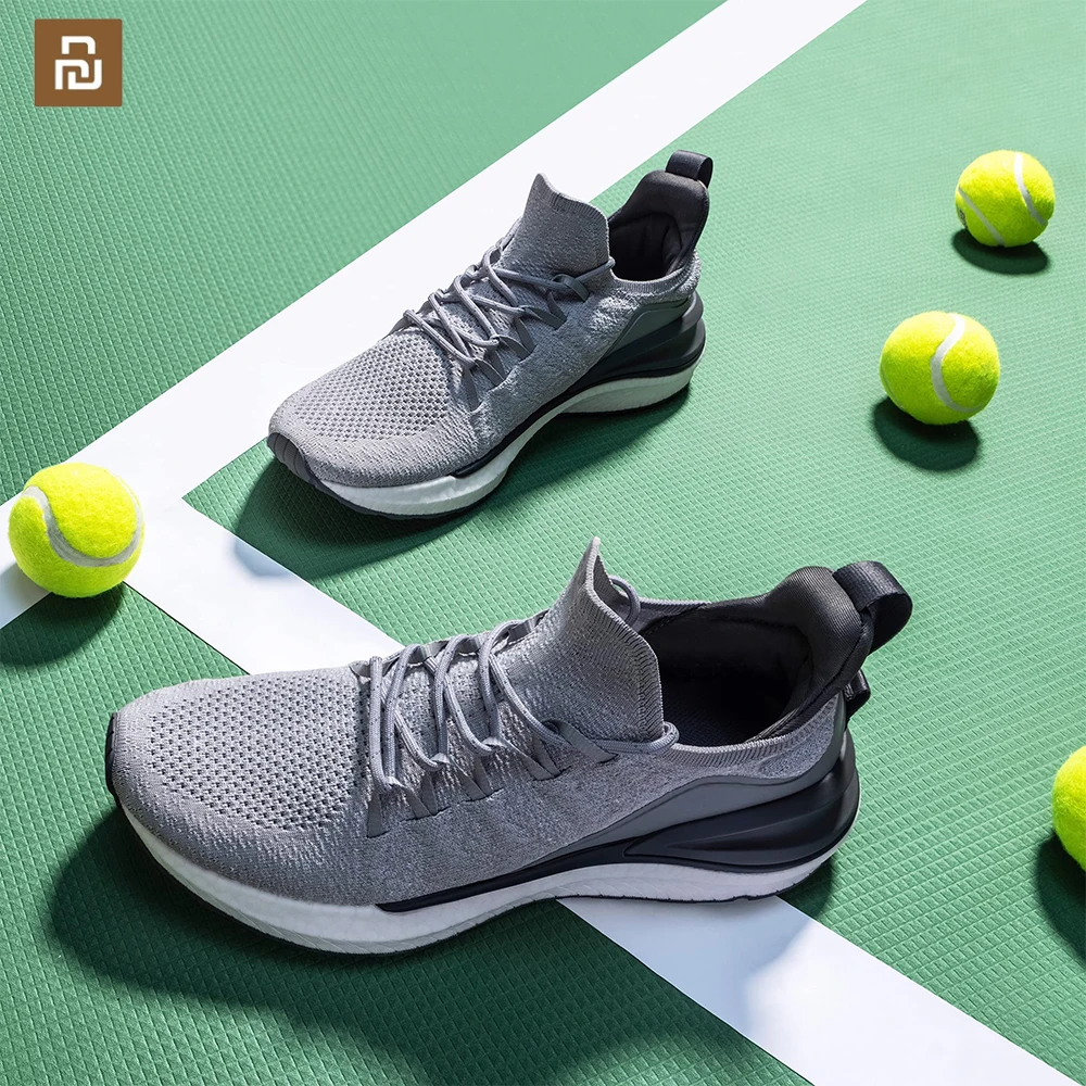 Mijia Sneakers 4 Original Xiaomi Men Running Sports Shoes Air Free Force Midsole Rubber Overall Women Flying Woven Sneaker