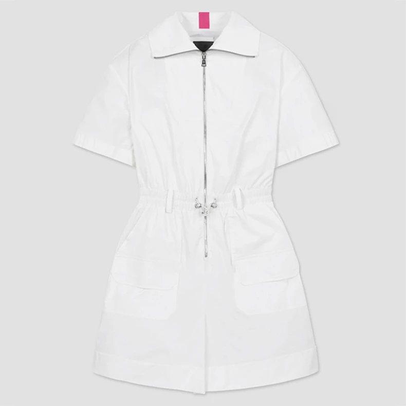 24 Summer Korean Golf Clothing Women's Sports Quick-drying Breathable Jersey Casual Zipper Temperament Jumpsuit