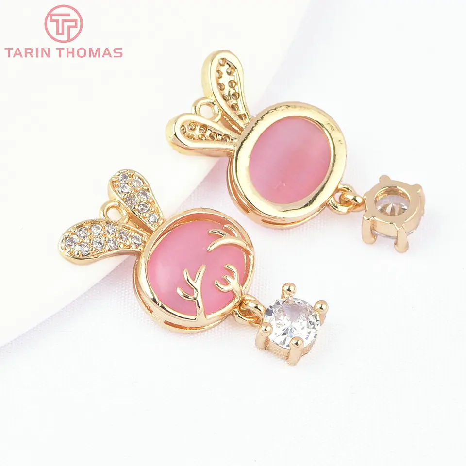 Charms Pendenti Europei In Ottone Con Zirconi Cubici All'ingrosso - It - Foto 5