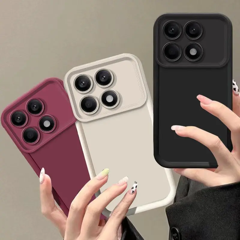 Luxury Candy Matte Soft Cover - Fall Prevention Case for Xiaomi Poco F8 Pro 5G