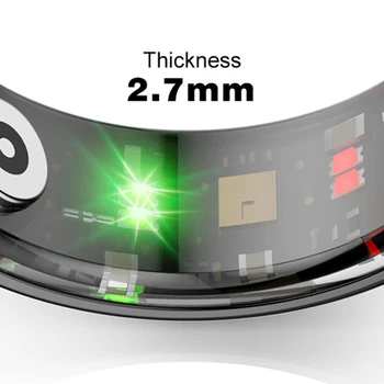 R02 Smart Ring Heart Rate Tracker 5.0 Bluetooth-Compatible Blood Oxygen Tracker Multi-sport Modes Wearable for Android for IOS 4