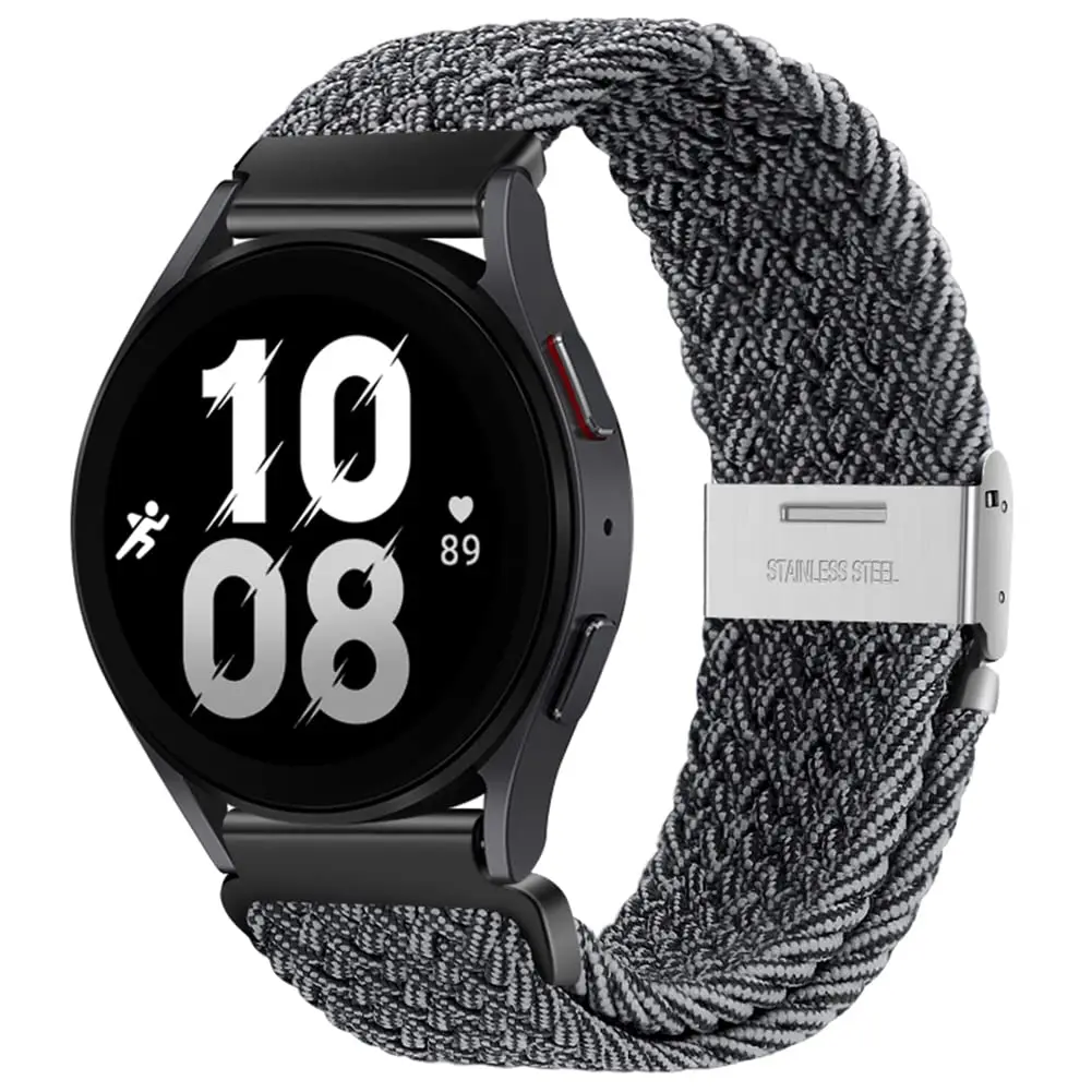 Braided Elastic Bracelet 20mm/22mm Smartwatch Band Strap