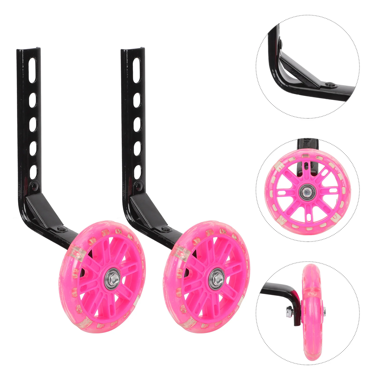 

Children Bike Auxiliary Wheels Riding Flash Training Wheels Compatible For 12-20 Inch Protection Balance Secondary Wheel