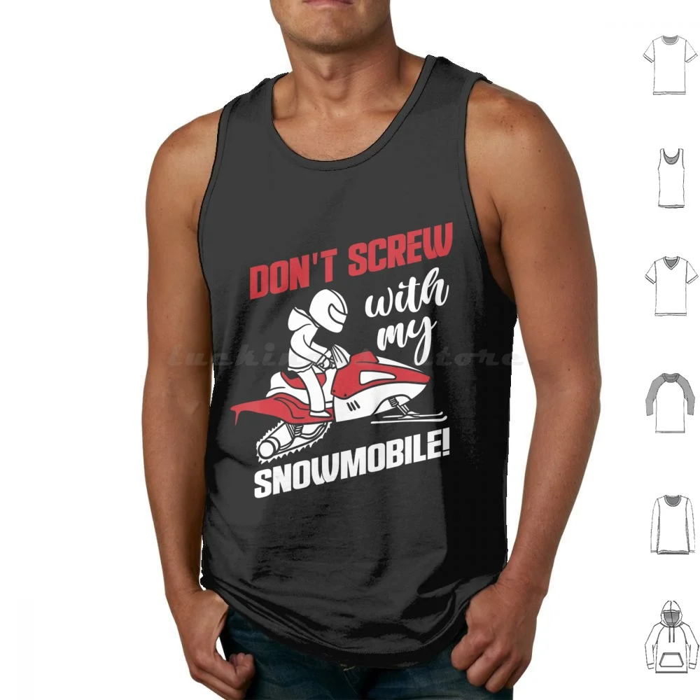 Don Screw Wih My Snow Mobile Per Winer Spor Fanatici Canotte Stampa Cotton Z Ro Suc Avvitato Click Dj Screw Abn By