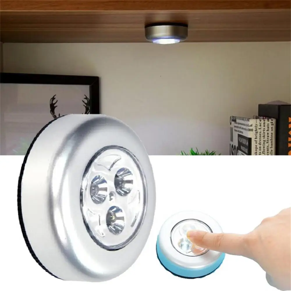 

Small Stick Wall Light Touch Control Night Light Emergency Light Round Lamp Use Portable Clap Lights Led Light Eye Protection