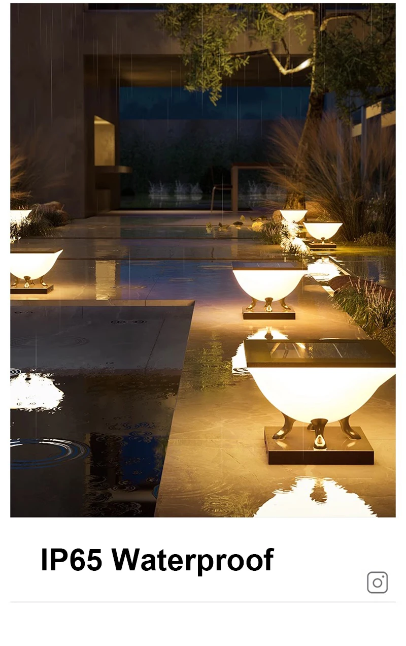 Description Picture 4 of itemOutdoor Waterproof Solar Pillar Lights Home Decor Villa LED Wall Lamp Modern Gate Garden Lighting Solar Energy Super Bright Door