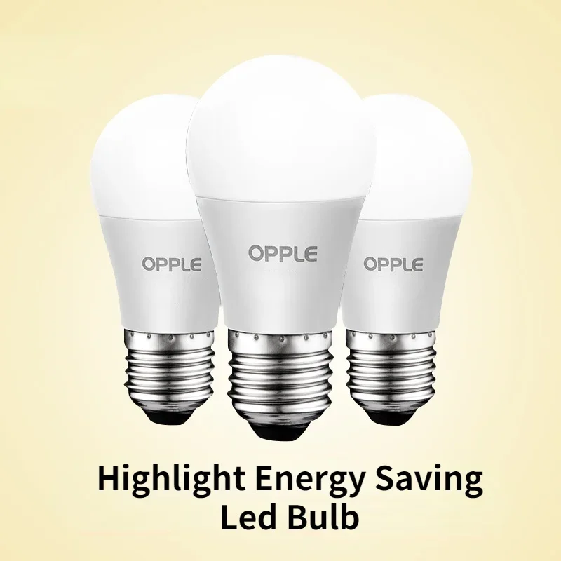 OPPLE LED Bulb E27 3W 5W 6500K 4000K Warm Cold White Lights High Quality 220V Energy Saving Bulbs Lamps Light