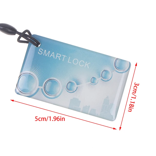 IC Card 13.56Mhz Tuya TTlock BLE Electronic Smart Door Lock Card Digital Smart Fingerprint Locks Unlock Small RFID Card 6