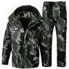New Winter Velvet Thickened Jacket Suit for Men and Women Windproof and Water-proof Outdoor Cold-proof and Warm Work Clothes 4