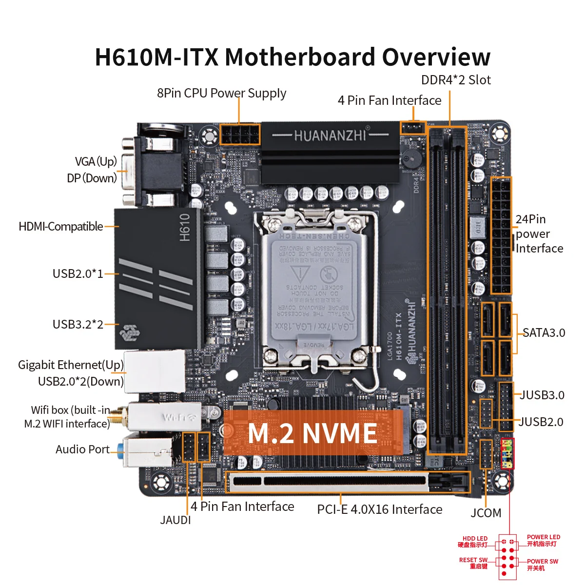 HUANANZHI B660 D4 Motherboard with Intel Core i5 12490F LGA 1700 with 1*16G  DDR4 NON ECC memory Support XMP combo kit - AliExpress