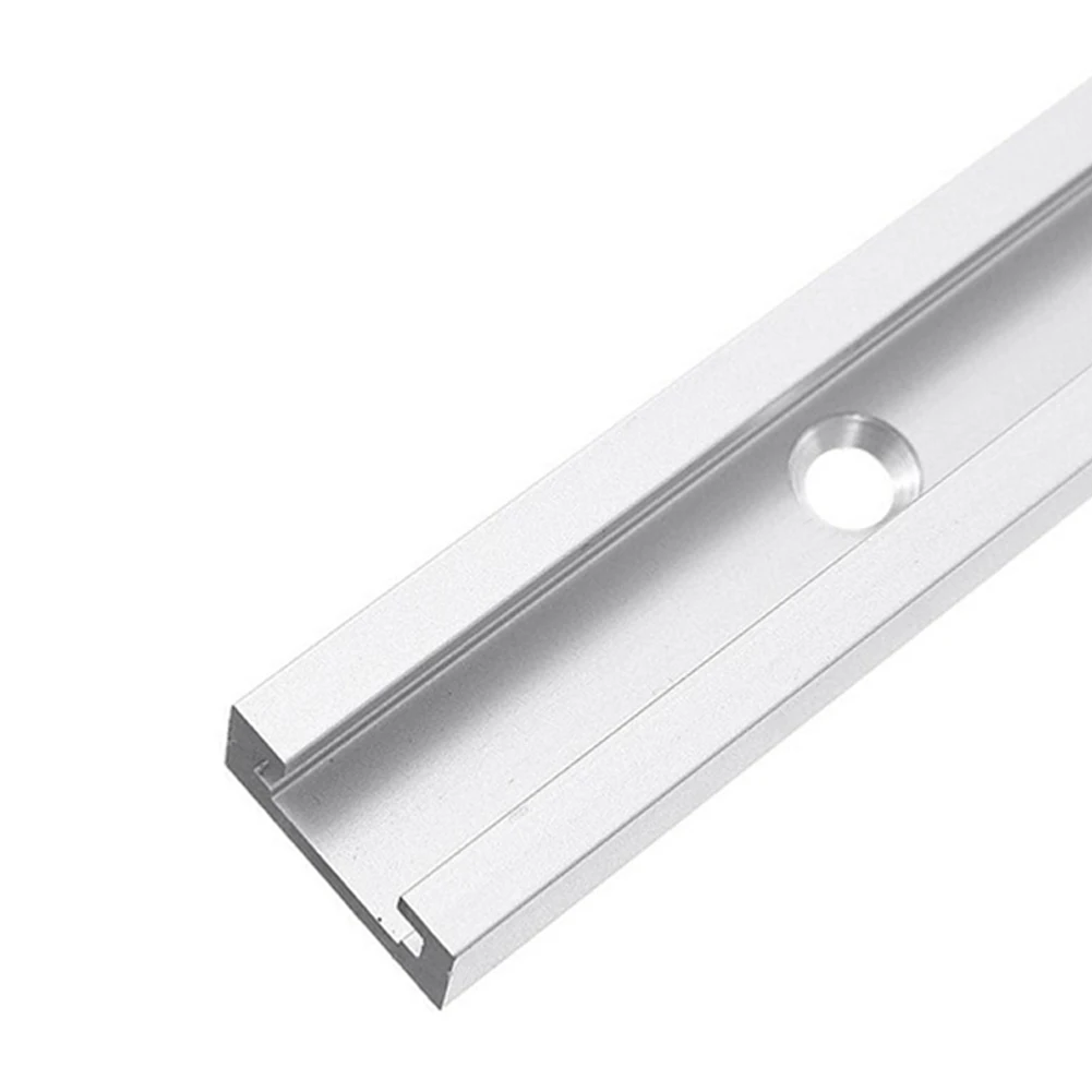 Aluminium Alloy T-slot Slide Track T-tracks Miter Track For Woodworking Saw / Router Table Workbench Tools 300-600mm woodworking tools woodworking tool miter track jig woodworking t track