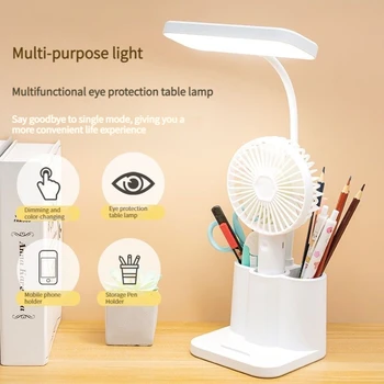 LED Desk Lamp with Pen Holder 1