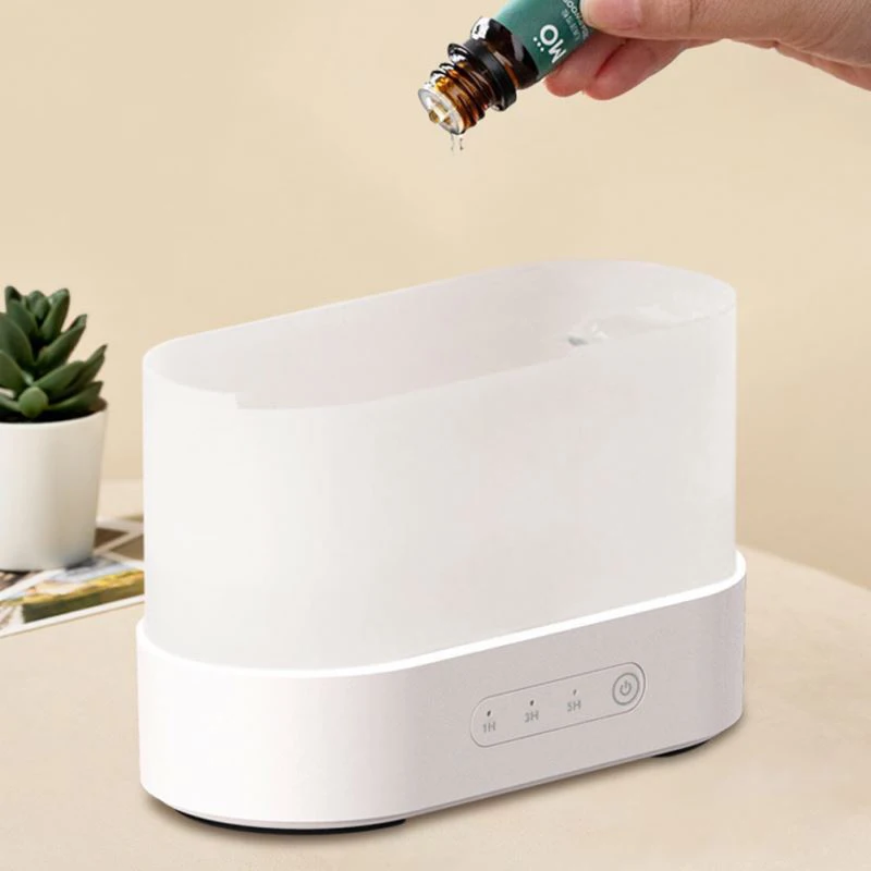 Colorful flame atmosphere night light indoor aromatherapy machine atomizer fragrance essential oil humidifier