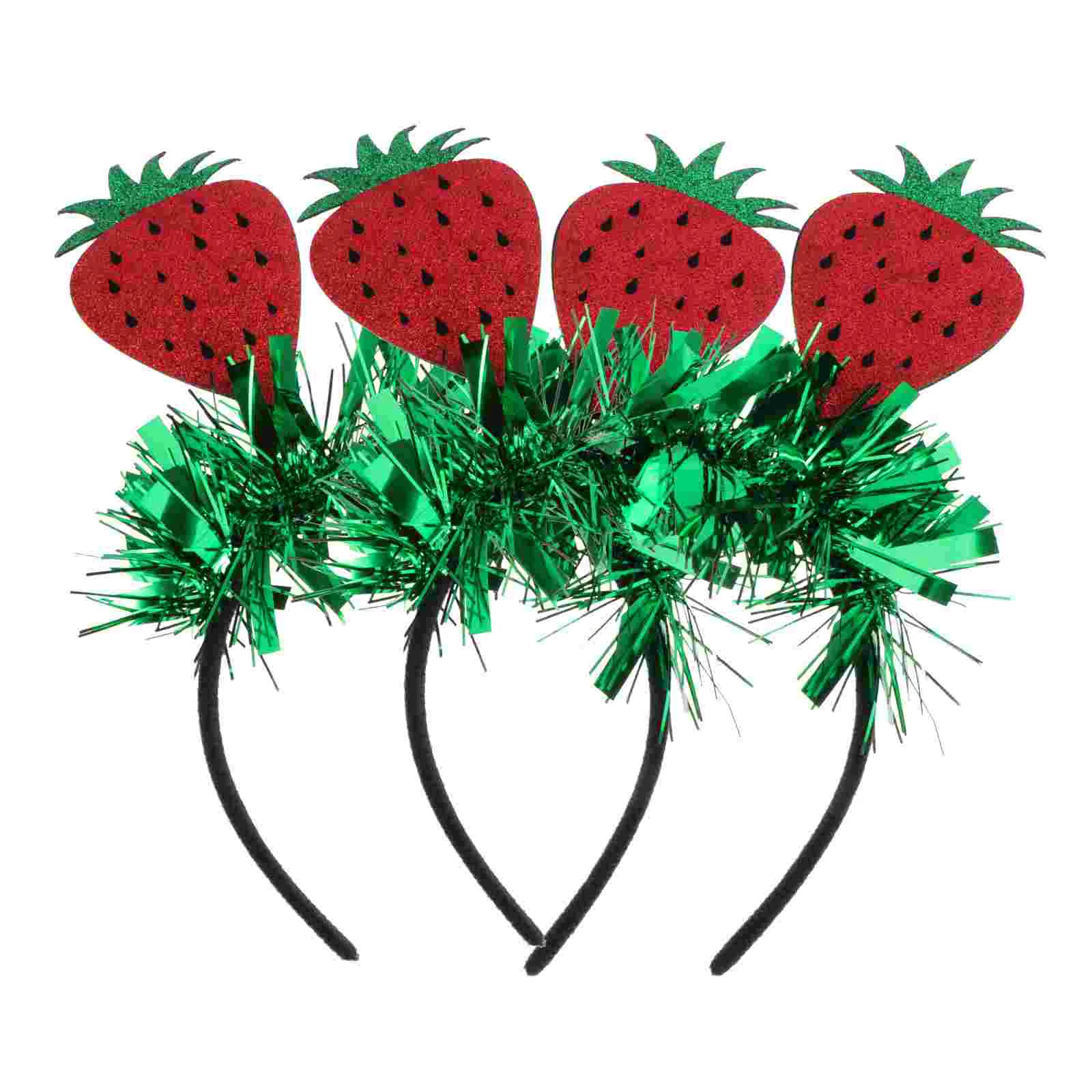 

Amosfun Fruit Headbands for Girls: Cute Strawberry Design for Summer and Hawaiian Parties