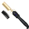Hair Iron Straightener LCD Hot Comb Wet And Dry Use Heating Comb Electric Environmentally Friendly Titanium Alloy Curler Iron 6