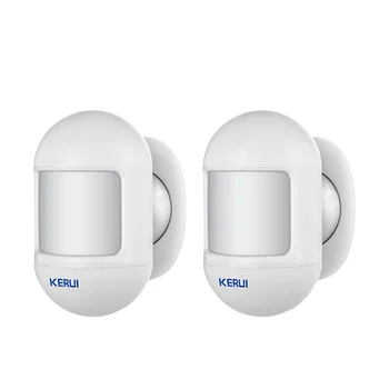 2pcs KERUI P831 Wireless Mini PIR Motion Sensor Alarm Detector with Magnetic Swivel Base for W181 W184 W204 Home Security Alarm 1