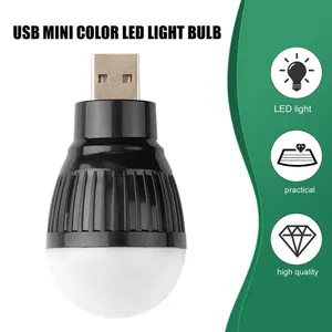 3w USB Light Bulb Portable Multifunction Mini LED Small Light Bulb Outdoor Emergency Light Energy Saving Highlight Lamp