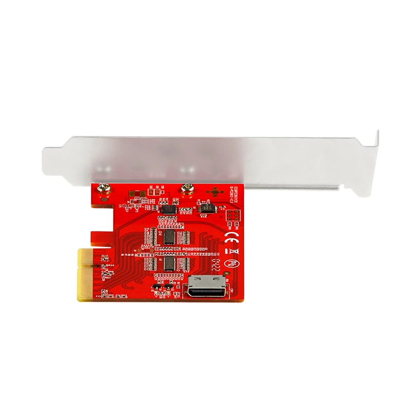 PCIE 4.0-u NVME SSD 어댑터 확장 카드 PCI Express 4X-SFF-8612 라이저 카드 보드 (SFF-8611-SFF-8639 연장 케이블 포함)