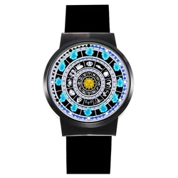 Case Detective Conan Closed Anime zodiac Watch Kaitou Kid Sword Art Online Fate diy Black fashion creative tech watch