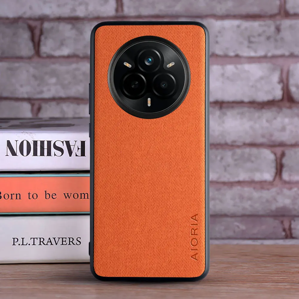Luxury Textile Leather Soft Phone Case Cover
