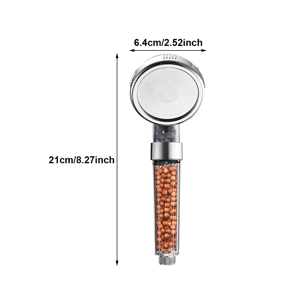 1 قطعة رأس دش مفلتر ABS ارتفاع ضغط توفير المياه رذ...