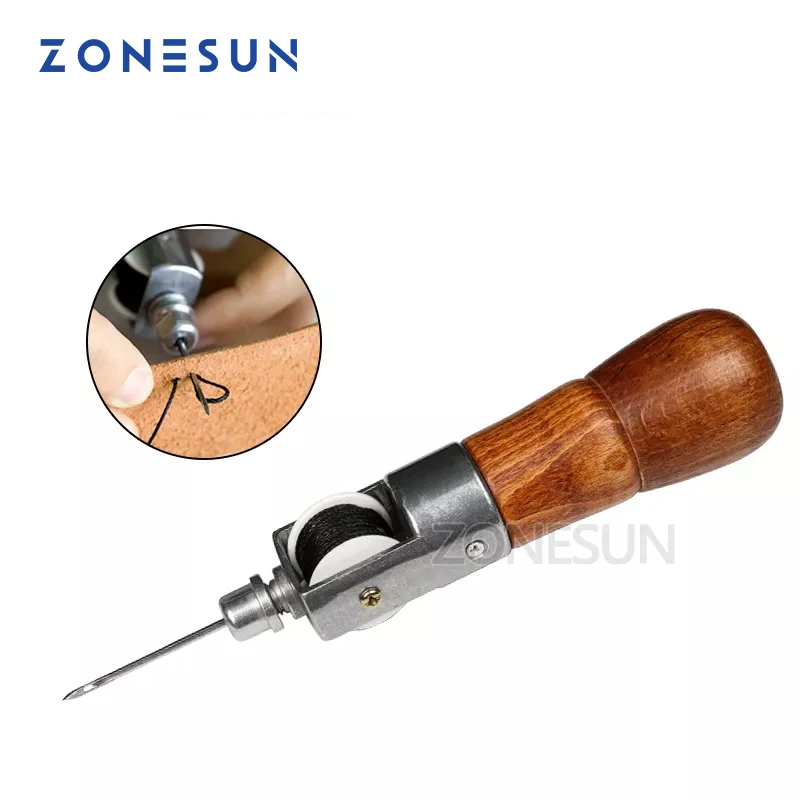 Zonesun Craft Tool Super Carving Wax Line Strumenti In Pelle Fatti A Mano Art Needle Macchina Da Cucire 133Mm