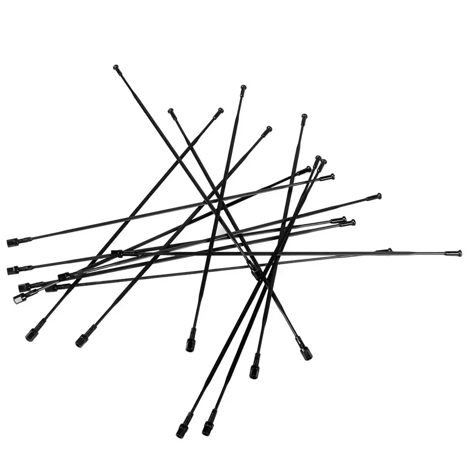 Bicycle Carbon Fiber Outdoor Bike Spokes Nipple 275/295mm Knitting Needle Road Wheel Set 4g