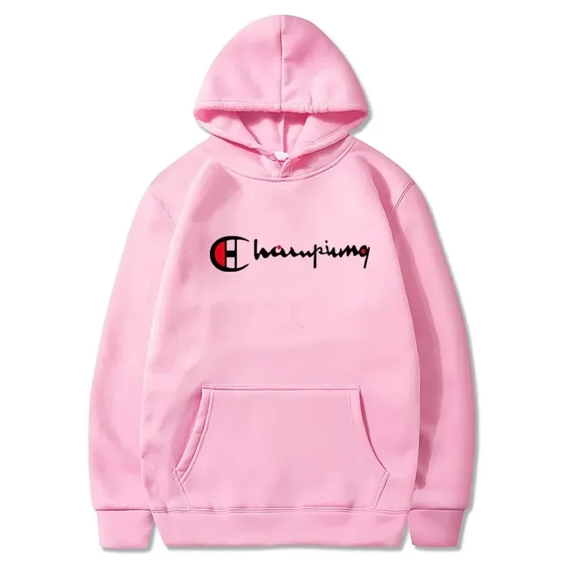 thumbnail image 1 of Moda Otoño Invierno nueva Sudadera con capucha estampada tendencia marca hombres mujeres sudaderas con capucha más jersey de lana ropa informal estilo Hip Hop Tops, 1 of 5