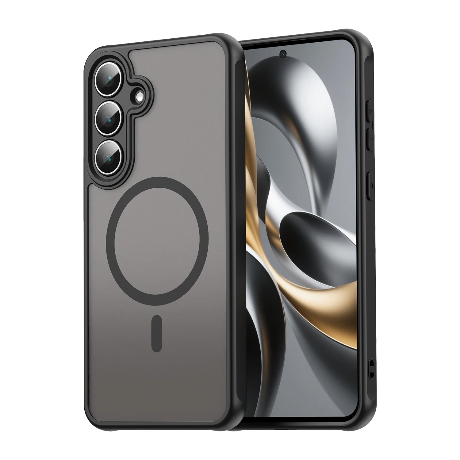 Enhanced Product Title:  
Durable Transparent Magnetic Wireless Charging Protective Back Cover