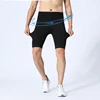Wrap-Around Mesh Waist Bag Marathon Running Shorts Men Women Quick Dry High Elastic Gym Fitness Training Compression Shorts 2