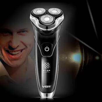 고품질 전기 면도기 방수 빠른 충전 남성용 면도기 충전식 전기 면도기 수염 트리머 면도기 상품 이미지