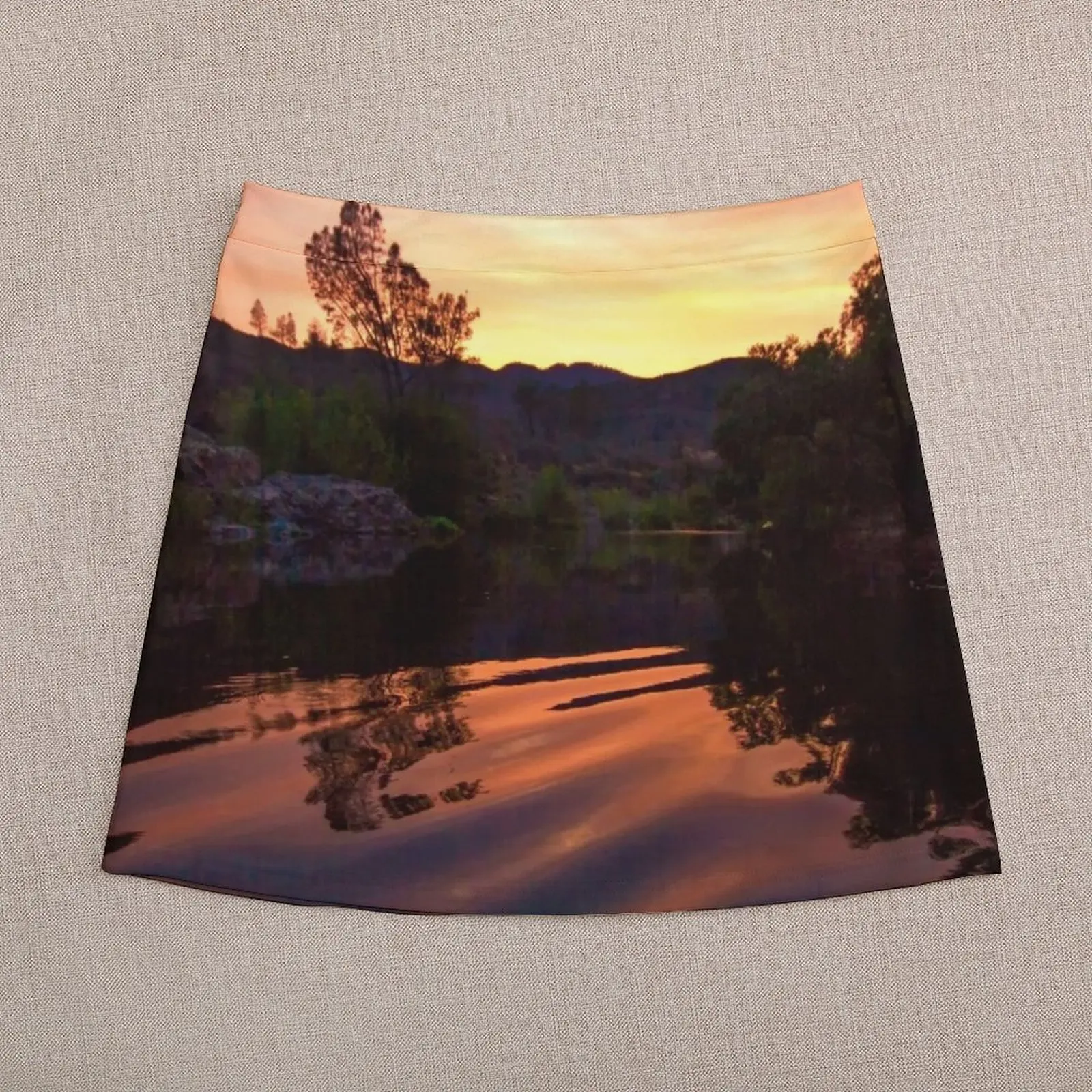 Kernville Sunset Mini Skirt clothes for woman korean summer clothes