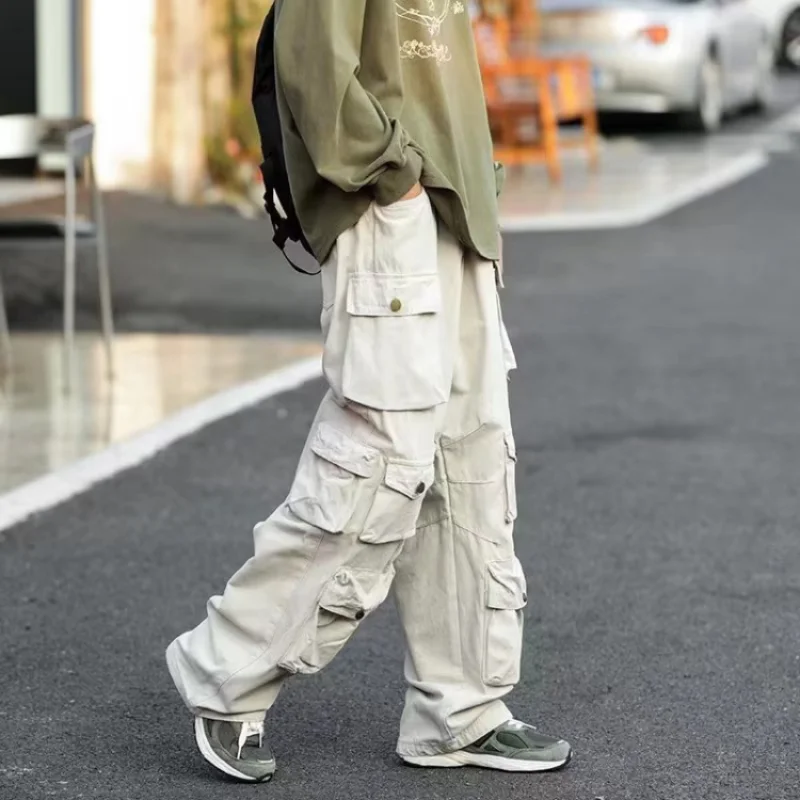 Y2k Hip-hop Cargo Pants Multi-pockets Tooling Pant Harajuku