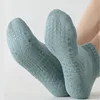 Yoga Socks Men Cotton Terry Silicone Non-slip Grip Pilates Low-ankle Sock 2