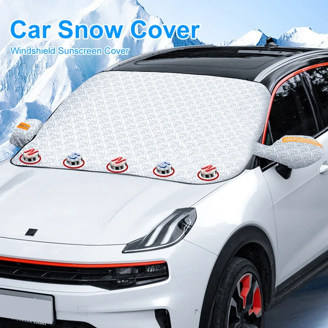 Couverture de pare-brise de voiture universelle, pare-soleil en verre,  couverture de protection contre la neige et la glace, feuille d'aluminium  épaisse, hiver et été, 160x115cm - AliExpress