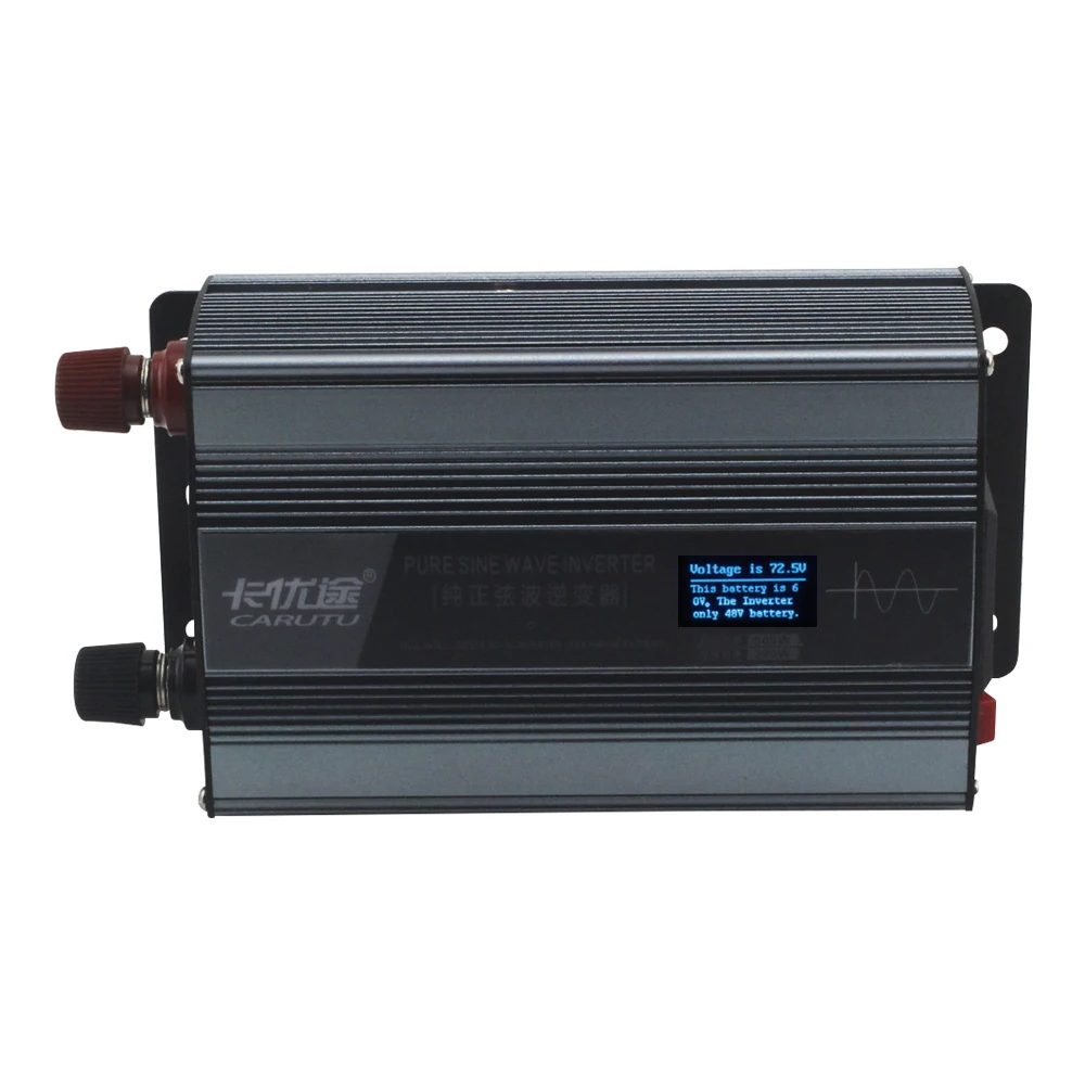 

CARUTU brand 12v 220v pure sine wave inverter power inverter 12v 230v full sustain power 300W peak 600W for computer fan ect