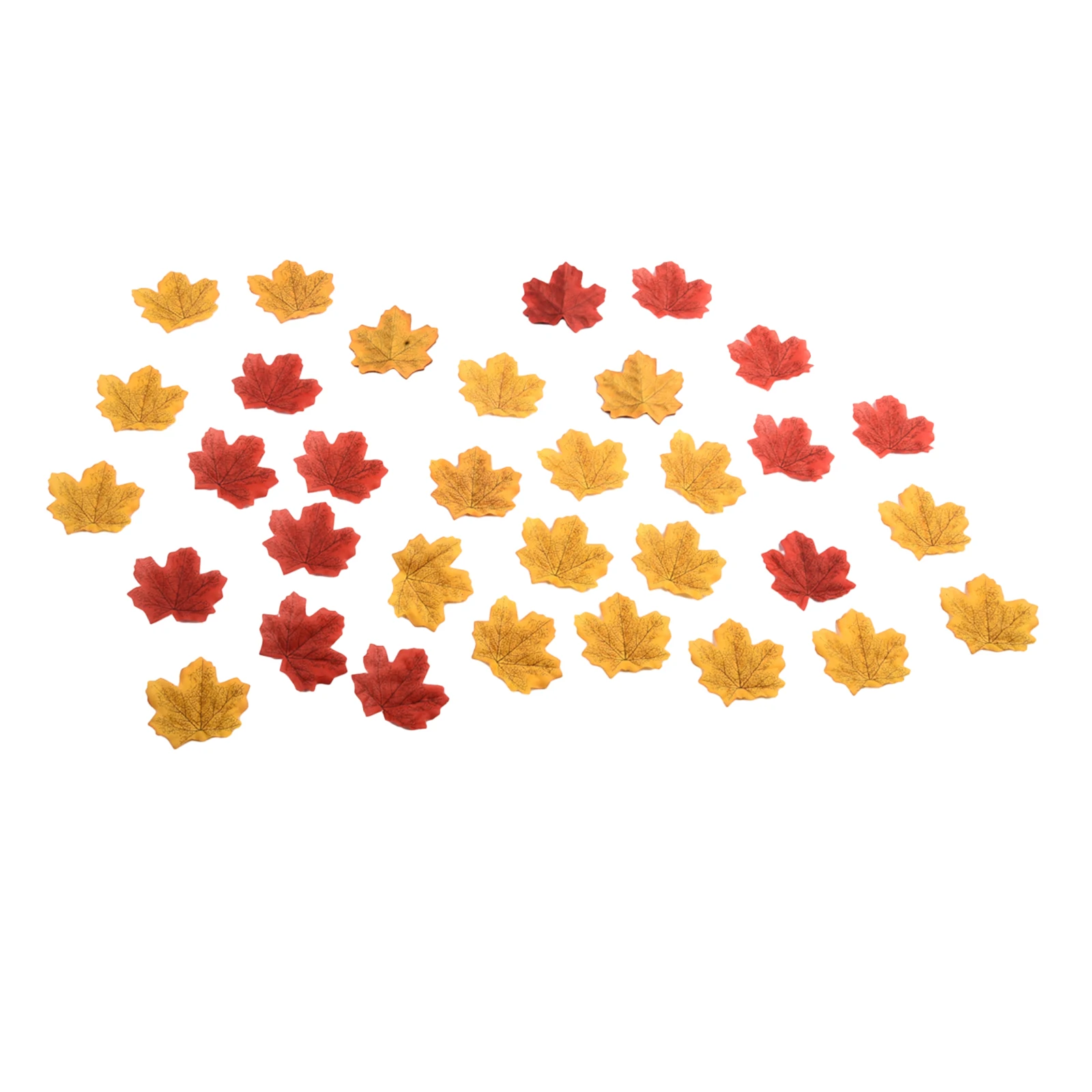 100/200pcs Herbst Ahornblatt fallen gefälschte Seiden blätter Handwerk Hochzeits feier Dekor für zu Hause Hochzeits feier Weihnachts dekoration 8*8cm – Detail 11