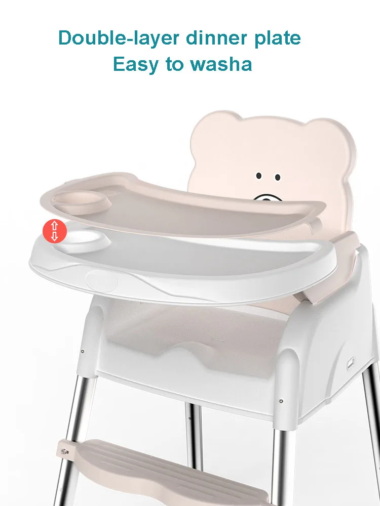 Baby dining chair multifunctional foldable portable baby chair BB eating dining table and seat children's