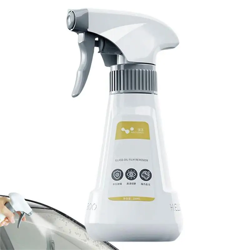 

Car Glass Oil Film Cleaner | Car Windshield Oil Film Removal | Windshield Cleaner for Cars Eliminates Coatings Water Spots Waxes