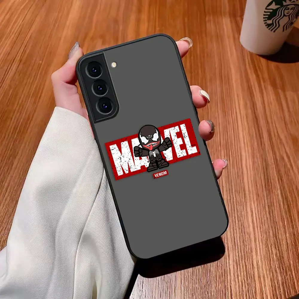 thumbnail image 1 of Matte Case for Samsung Galaxy S23 S22 S21 S20 S10 4G S9 Plus ULTRA 5G LITE Case Funda Shell The Handsome Marvel Avengers Cartoon, 1 of 5