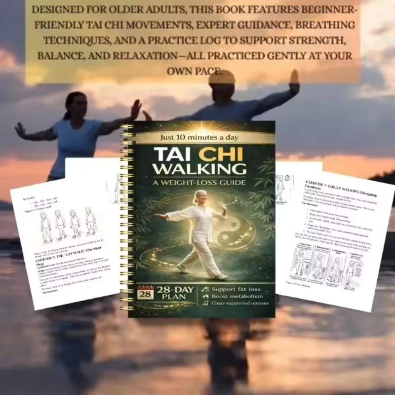 Tai Chi Fitness Books Are A Guide To Low-impact Chair Exercise for The Elderly Who Are 60+, 28 Days and 10 Minutes A Day. - 5
