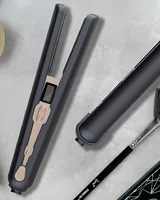 USB Charging Portable Cordless Curler Styling Tool USB 5000mAh Wireless Flat Clip Floating Plate 2 in 1 Hair Straightener Curler 1
