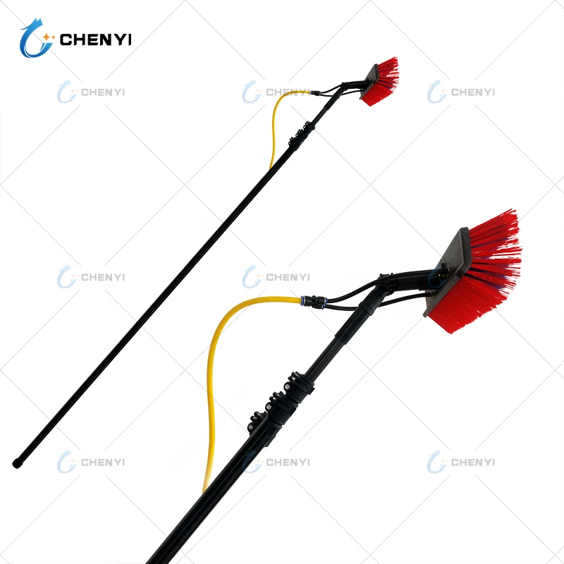 

40FT 3K telescopic pole manufacturers with solar panel cleaning system