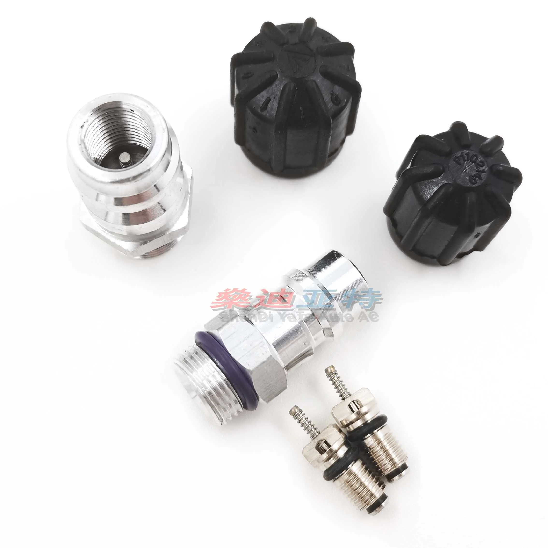 A/C Refrigerant Valve Gas Mouth Cover For Mercedes-Benz BMW Volkswagen Sagitar Myiton Audi AC Hose Pipe Valve Core Seat Kit