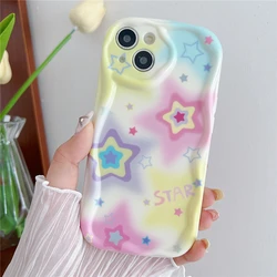 3D Wave Edge Cartoon Graffiti Colorful Soft Silicone Phone Case - Samsung S21FE (1)