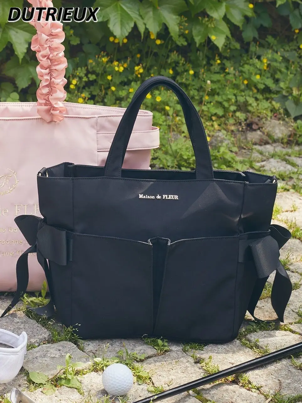 Autumn Winter Handbag for Ladies Japanese Style Crossbody Bags New Portable Shoulder Bag Bow Waterproof Women's Handbags