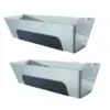 Stainless Steel Mud Pan Scraping Bar Sturdy Sheared Sides Fittings Anti Slip 3