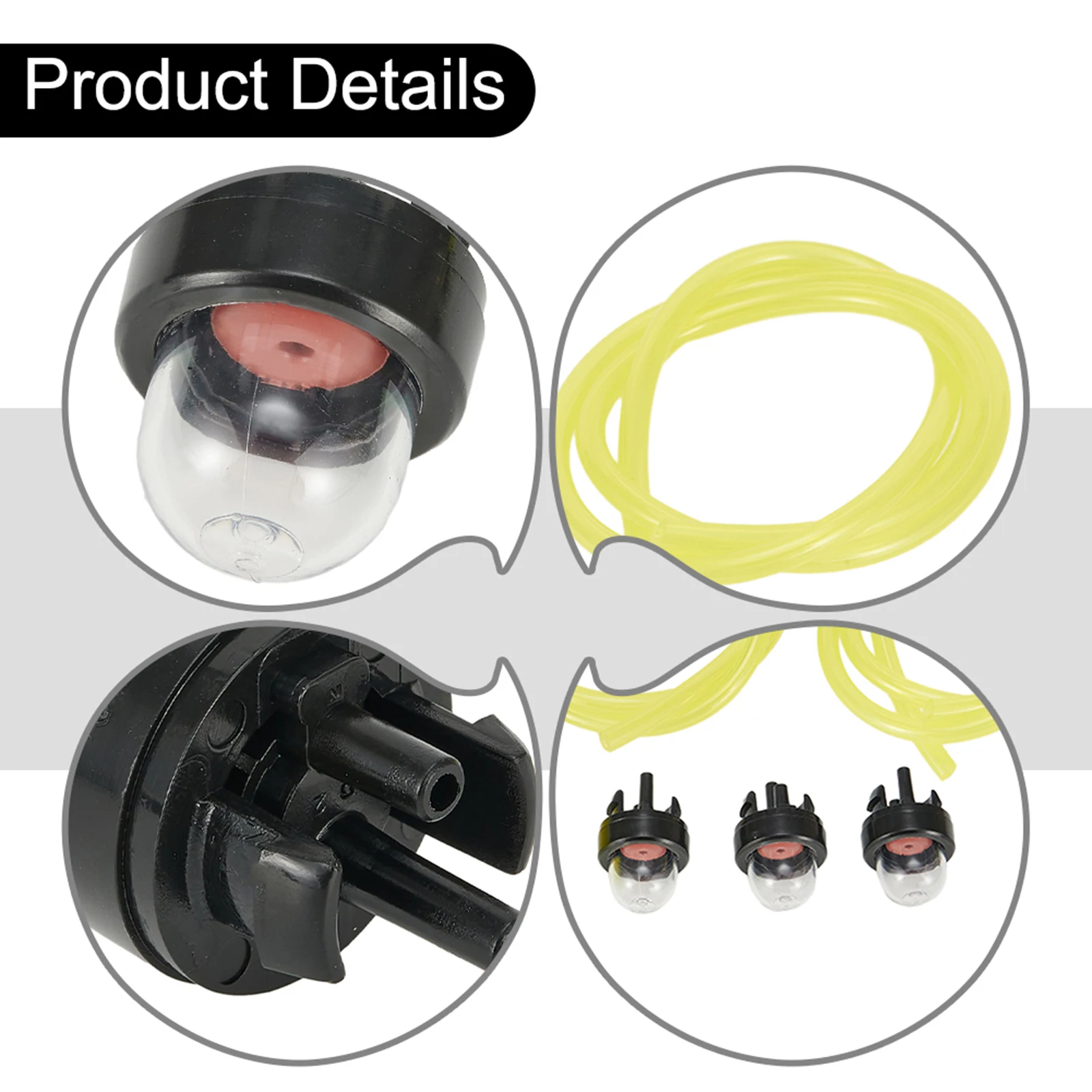 

Primer Bulb Fuel Pipe 188-512-1 For 235 236 240 Chainsaw Spare Parts CS40 CS4018 Garden Power Tools Replacement Accessories