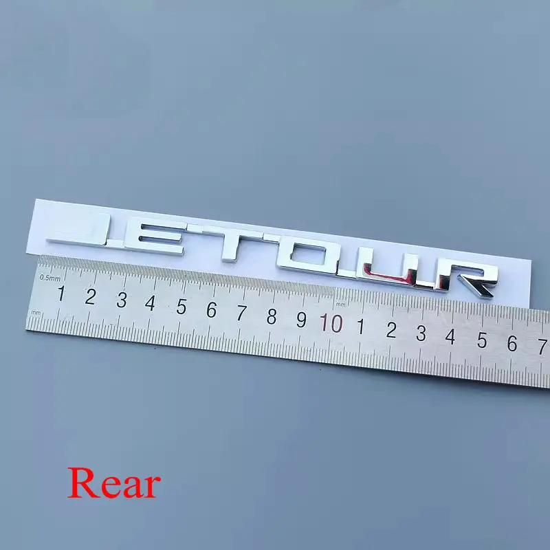 T2 Chery JETOUR 하이브리드 엠블럼 JETOUR XWD CDM 알파벳 JT 엔진 후드 라벨 뒷문 라벨